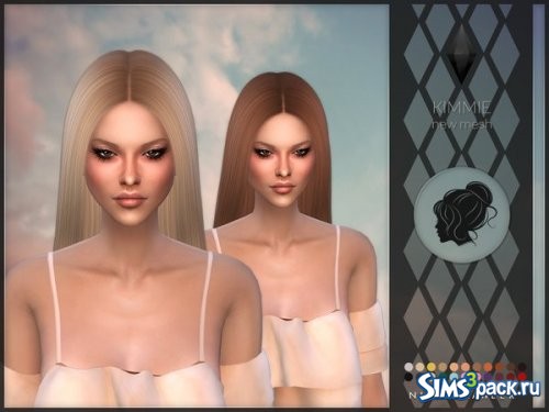 Прическа Kimmie от Nightcrawler Sims