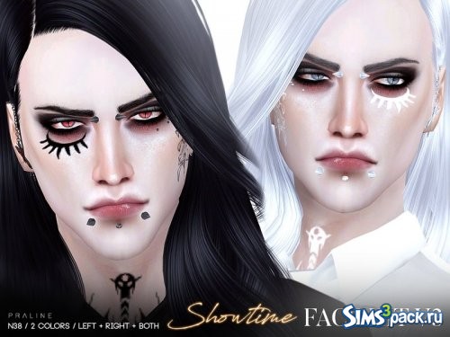 Рисунки на лицо Showtime Face Kit V3 