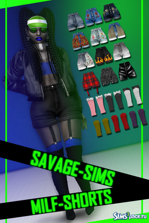 Шорты + чулки MILF от SAVAGE-SIMS