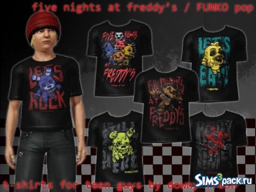 Футболки Five Night At Freddy от Downy Fresh