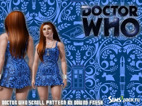 Текстура Doctor Who Scrolled от Downy Fresh