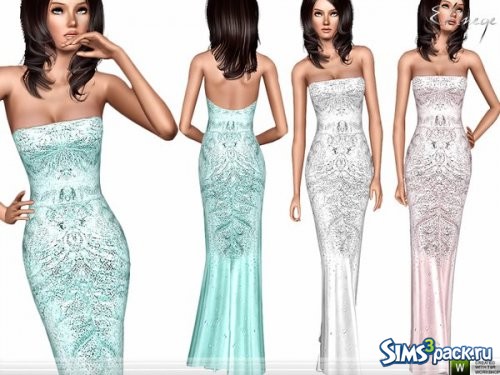 Платье Strapless Embellished от ekinege