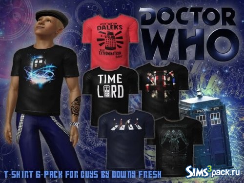 Футболки Doctor Who от Downy Fresh