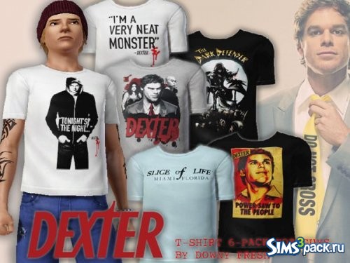 Футболки Dexter от Downy Fresh