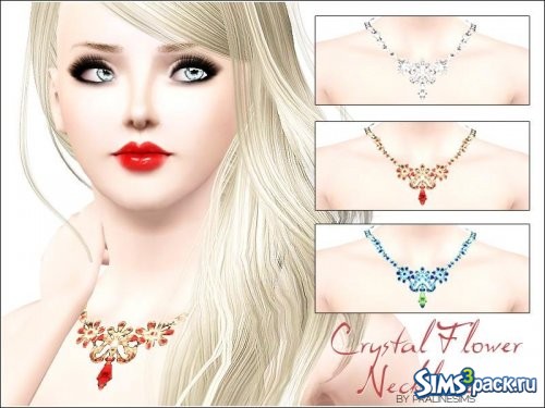 Колье Crystal Flower от Pralinesims