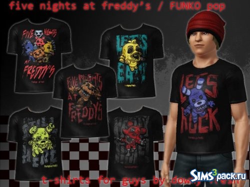 Футболки Five Night At Freddy от Downy Fresh