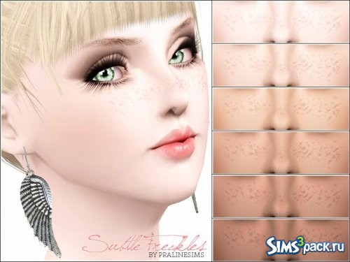 Веснушки Subtle от Pralinesims