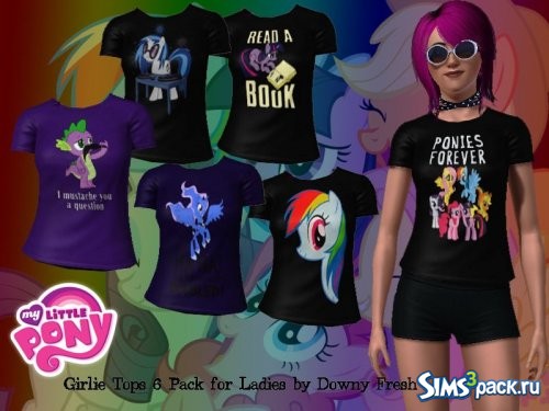 Футболки My Little Pony: Friendship Is Magic от Downy Fresh