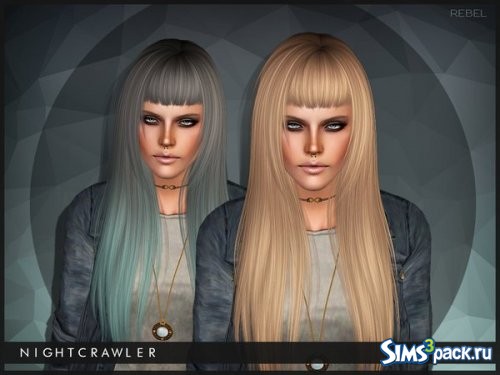 Прическа Rebel от Nightcrawler Sims