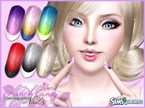 Ногти French Candy от Pralinesims