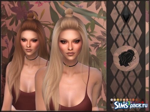 Прическа Luna от Nightcrawler Sims