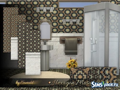 Плитка Hexagon Mosaic от emerald