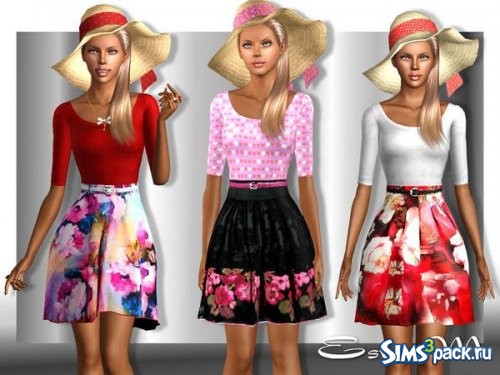 Платье Valentine flowery от EsyraM