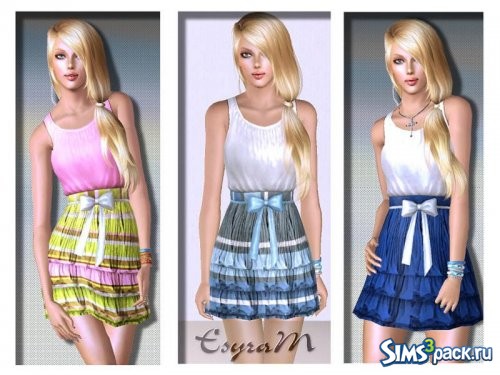 Платье Satin Ruffle от EsyraM