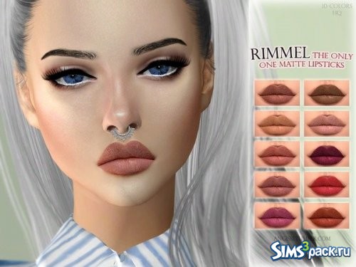 Матовая помада Rimmel the only one matte от ANGISSI