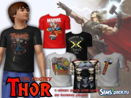 Футболки Marvel Thor от Downy Fresh