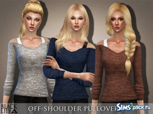 Пуловер Off-Shoulder 01 от Black Lily