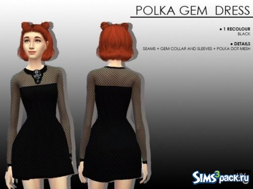 Платье ● Polka Gem ● от UltravioletGoyangi