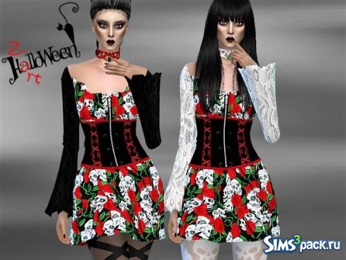 Платье Halloween Goth 01 от Zuckerschnute20