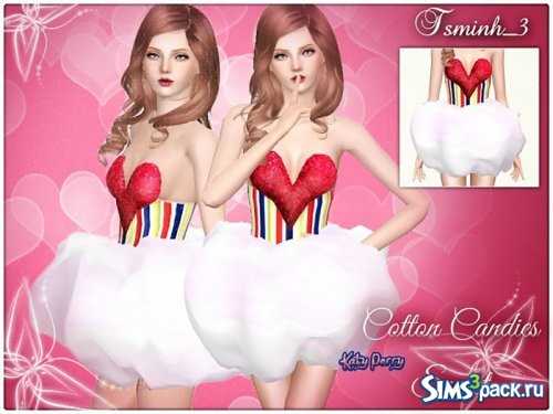 Костюм Cotton Candies Sweet от TsminhSims