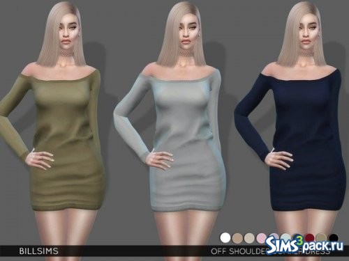 Платье Off Shoulder Jumper от Bill Sims