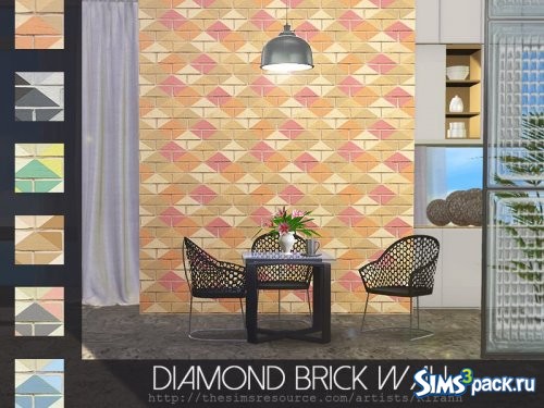 Настенное покрытие Diamond Brick 