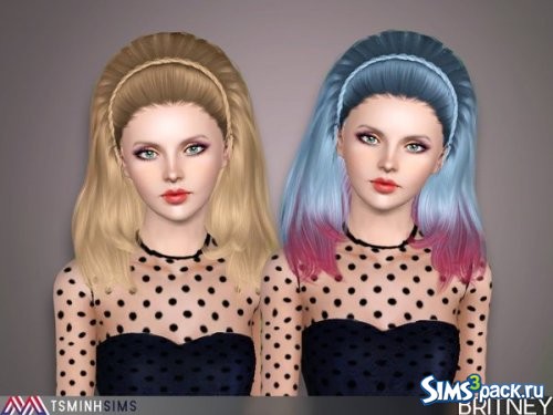 Прическа Britney от TsminhSims