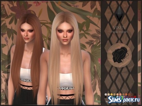 Прическа Vixen от Nightcrawler Sims