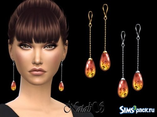 Серьги Amber от NataliS