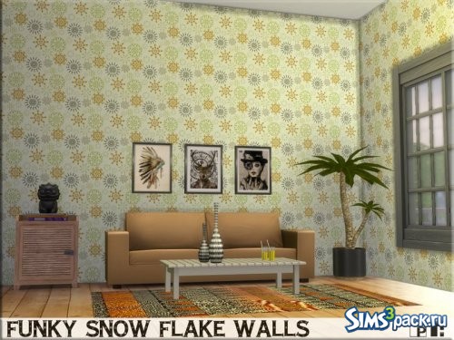 Обои Funky Snowflake 