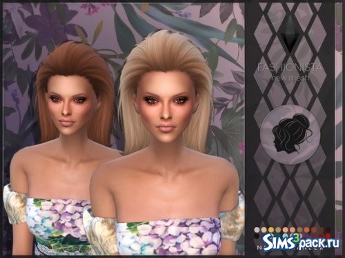 Прическа Fashionista от Nightcrawler Sims