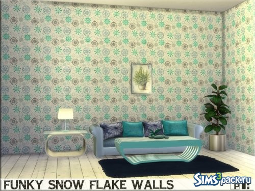 Обои Funky Snowflake 