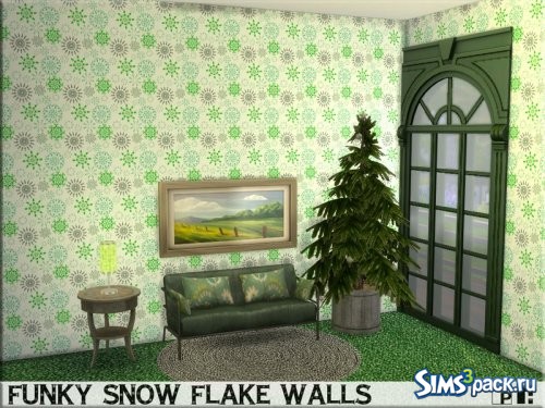 Обои Funky Snowflake 