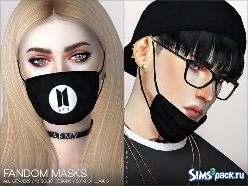 Маски Fandom от Pralinesims