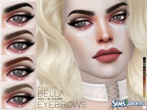 Брови Bella от Pralinesims