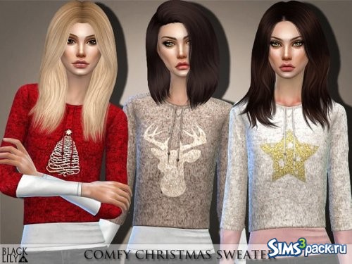 Свитер Comfy Christmas от Black Lily