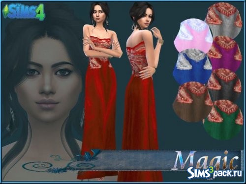 Платье MagicMeer от MagicMoonSims3