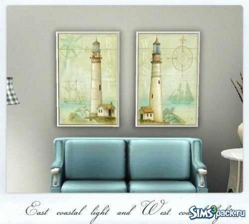 Картины East coastal light and West coastal light от lillka