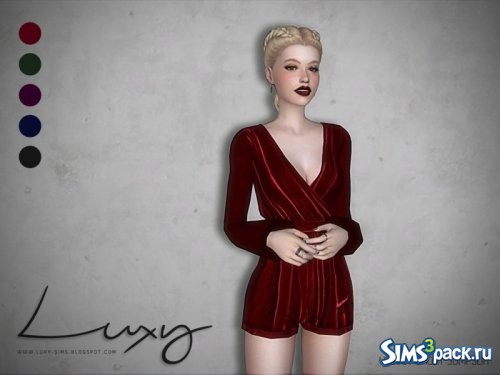 Комбинезон Velvet Short от LuxySims3