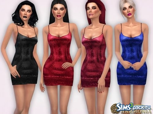 Платье Strappy Sequin Bodycon от Harmonia