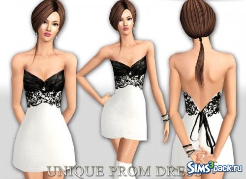 Платье Uniqe Cut Out Prom от Saliwa