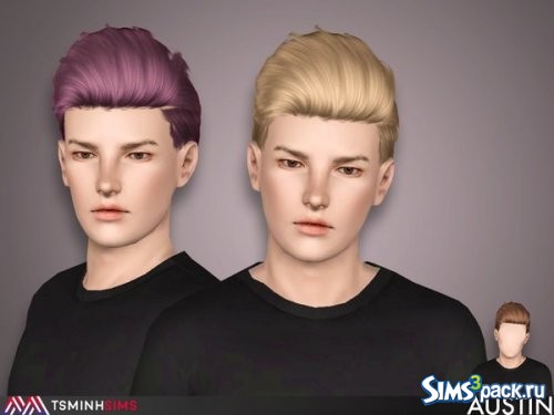 Прическа Austin от TsminhSims