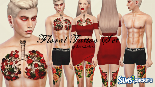 Татуировки Floral от koorikokoro