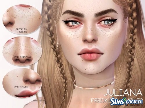 Веснушки и родинки Juliana от Pralinesims