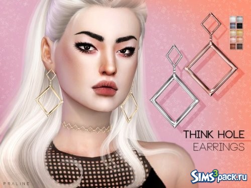 Серьги Think Hole от Pralinesims