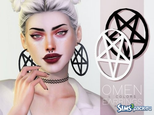 Серьги Omen от Pralinesims