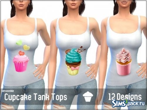 Майки Cupcake от SimsNonkie