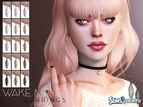 Серьги Wake Me Up от Pralinesims