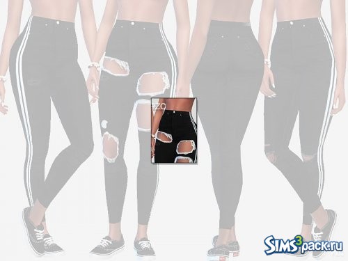 Джинсы Sporty Black Skinny 