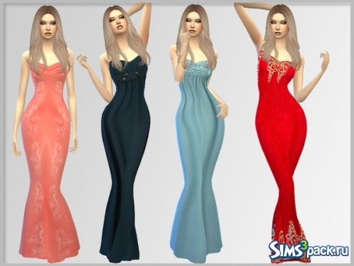 Вечернее платье № 01 от PrettyLittleSimsCoco